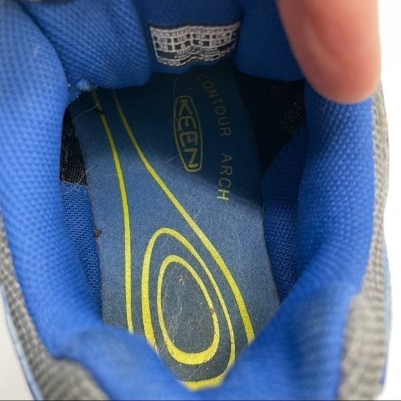KEEN Chandler CNX Trail Shoe Gray Blue Silver Womens Size 8 Youth Size 6 - Picture 10 of 10